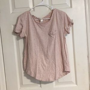 Faded pink tee shirt